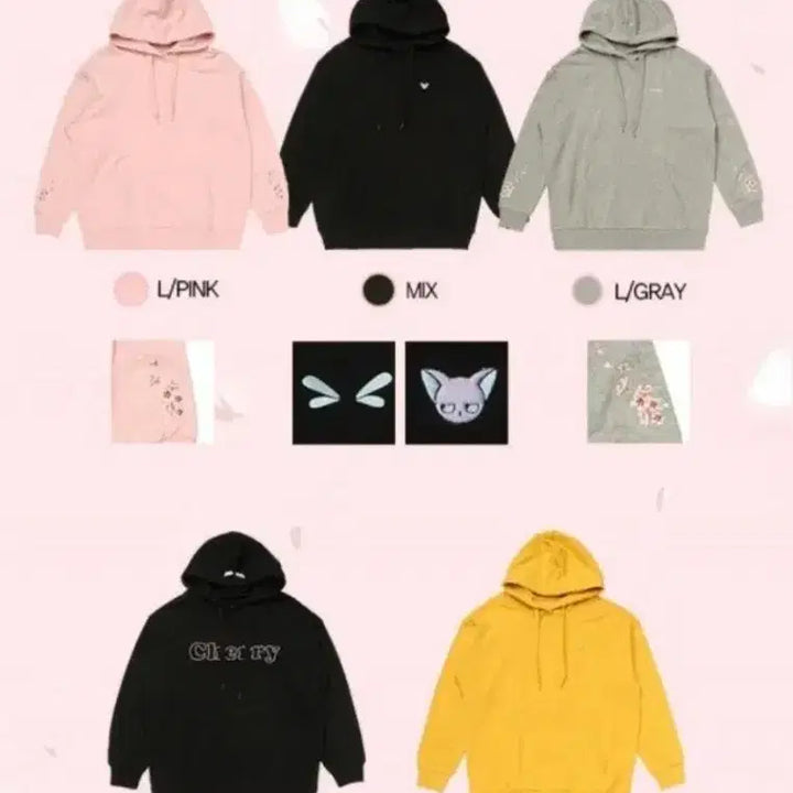 [BUNJANG] SPAO Cardcaptor Sakura Collaboration Hoodie / 스파오 카드캡터 체리 콜라보 의류 후드티