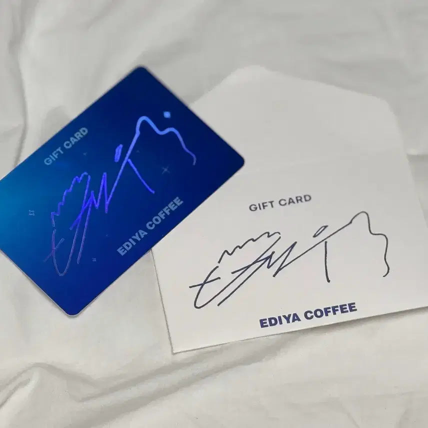 [BUNJANG] Byun Woo Seok Ediya Signed Gift Card / 변우석 이디야 사인 기프트카드