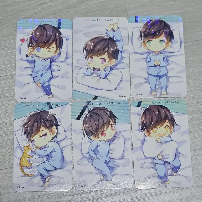 [BUNJANG] Osomatsu-san Card Text Set / 오소마츠상 카드텍