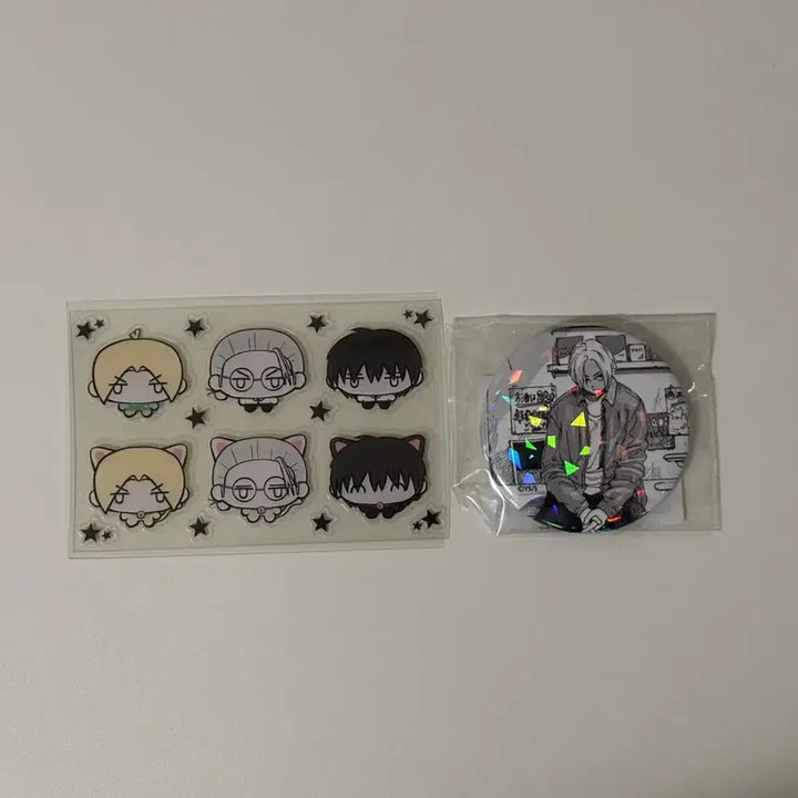 [BUNJANG] Sakamoto Days Sakamoto &amp; Nagumo Sticker &amp; Badge Bundle Set / 일괄) 사카데이 사카모토데이즈 신 나구모 사카모토 통판 스티커 뱃지 세트