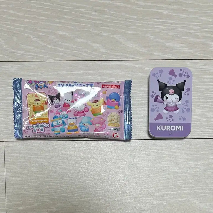 [BUNJANG] Sanrio 2026 Characters Slide Can Tin Case Kuromi / 산리오 2026 캐릭터즈 대상 슬라이드 캔 틴케이스 쿠로미
