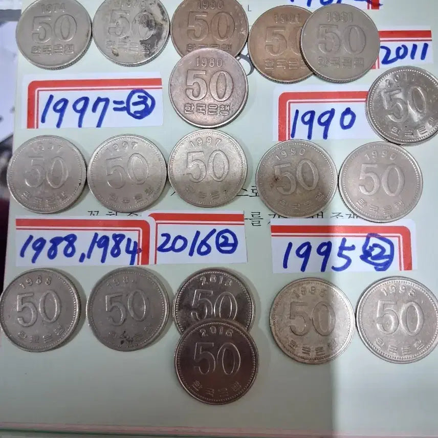 [BUNJANG] Rare Coins (Various Years) / 희귀동전