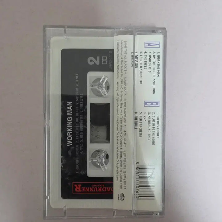 [BUNJANG] Working Man A Tribute to Rush Cassette Tape / A.[개봉/카세트테이프] 워킹맨 A TRIBUTE TO RUSH