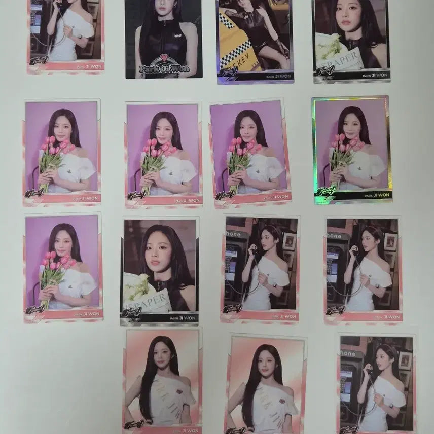 [BUNJANG] Fromis_9 Park Ji-won Ter-eka Bundle Set / 프로미스나인 테레카 박지원 카드 15장 일괄 판매