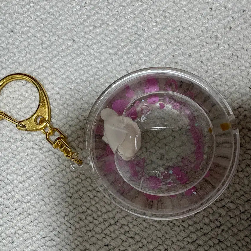 [BUNJANG] Sanrio Cinnamoroll Water Ball Keychain / 산리오 워터볼 키링 시나모롤