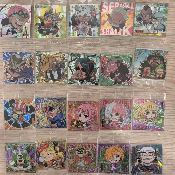 [BUNJANG] One Piece Wafer Seal Stickers GR, SR Bundle Set / 원피스 웨하스씰 스티커 GR,SR 일괄판매