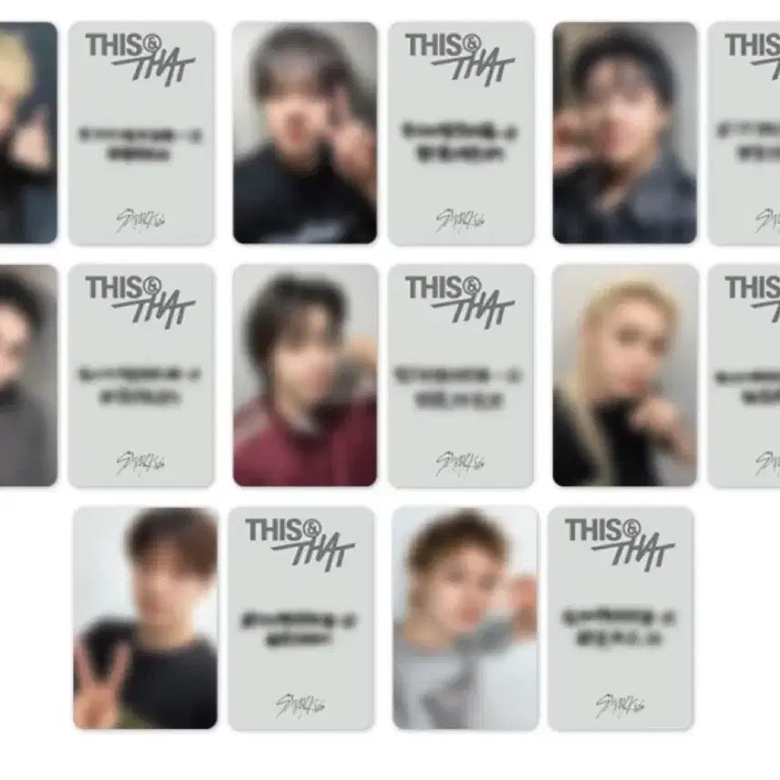 [BUNJANG] Stray Kids THIS &amp; THAT Starriver Photocard / 스키즈 디스앤댓 THIS &amp; THAT 스타리버 포카