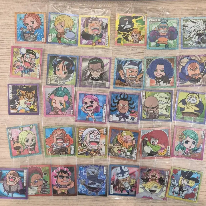 [BUNJANG] One Piece Wafer Seal Stickers N Bundle Set / 원피스 웨하스씰 스티커 N 일괄판매