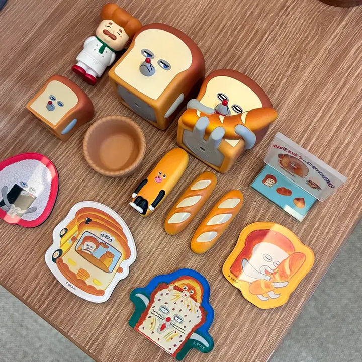 [BUNJANG] Bread Thief Figurines Bundle Set / 빵도둑 피규어 일괄