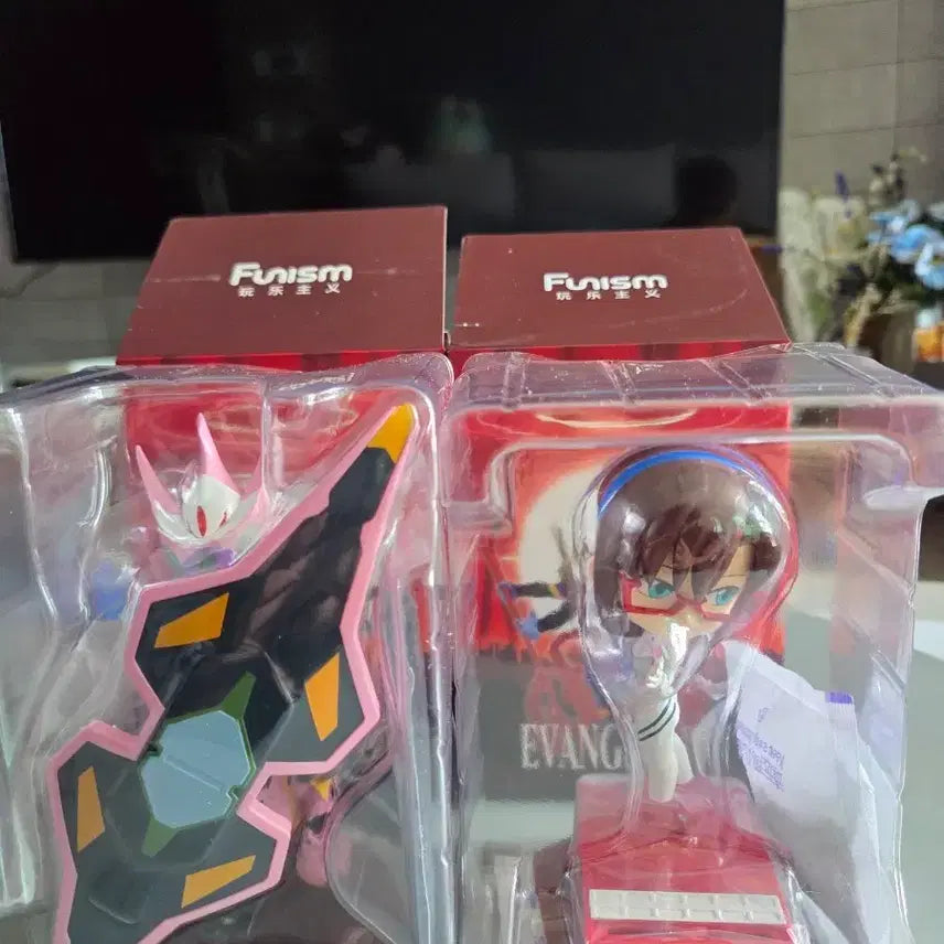 [BUNJANG] Evangelion Unit-08 + Mari Makinami Illustrious Figure Set (Funism) / 에반게리온 퍼니즘 8호기 + 마리 세트