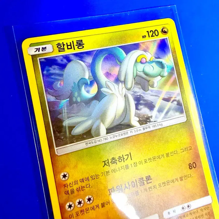 [BUNJANG] Pokemon Card 2017 Ancient Card Haliblong Holo Card / 포켓몬카드 2017년 고대카드 할비롱 홀로 카드
