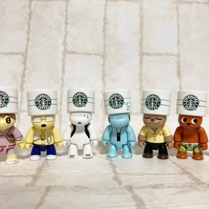 [BUNJANG] Starbucks Qee 2nd Edition 6-Piece Set / 스타벅스 qee 퀴 큐이 2탄 6종세트