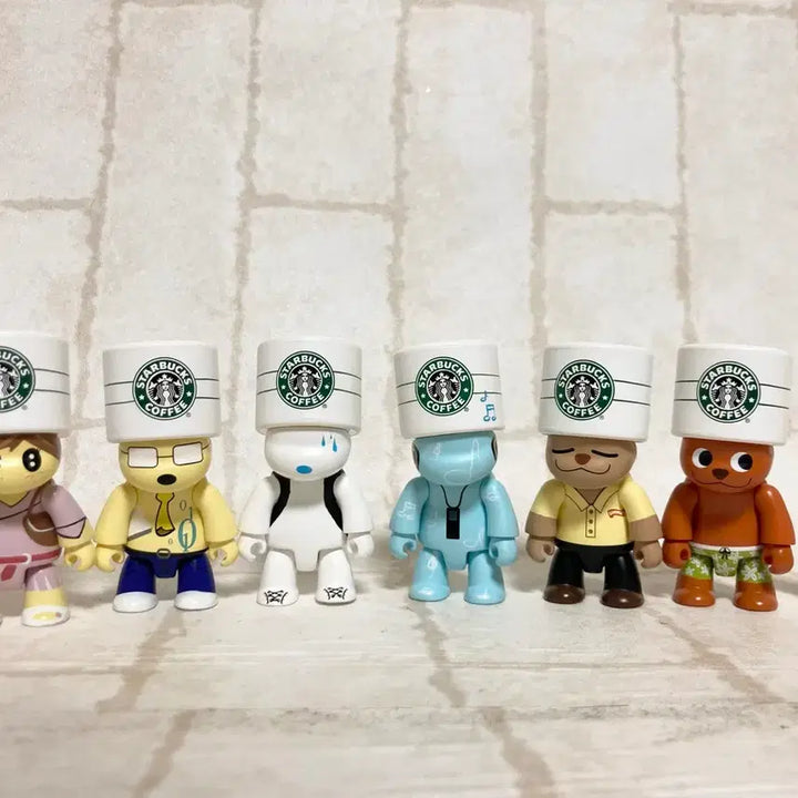 [BUNJANG] Starbucks Qee 2nd Edition 6-Piece Set / 스타벅스 qee 퀴 큐이 2탄 6종세트