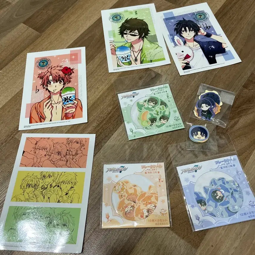 [BUNJANG] Idolish7 Iori Yamato Mitsuki Chibi Sticker Bundle Set / 아이돌리쉬세븐 아이나나 이오리 야마토 미츠키 치비 스티커 일괄