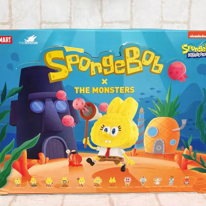 [BUNJANG] Pop Mart Labubu SpongeBob Normal Set (12 Types) / 팝마트 라부부 스펀지밥 카드확인만한 제품