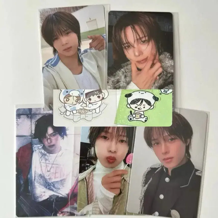 [BUNJANG] &amp;TEAM K Bundle Set Photocard Sticker Mark On Me / 앤팀 케이 포카 일괄 양도 스티커 마크온미