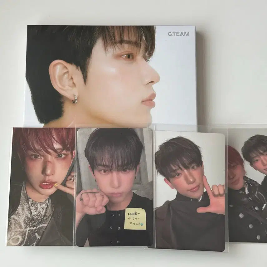 [BUNJANG] &amp;TEAM Harua Bundle Set Photocard / 앤팀 하루아 포카 앨범 일괄 양도 마크온미