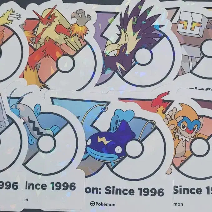 [BUNJANG] Pokemon 30th Anniversary Logo Sticker Set / 포켓몬 30주년 로고 스티커 양도 판매합니다.