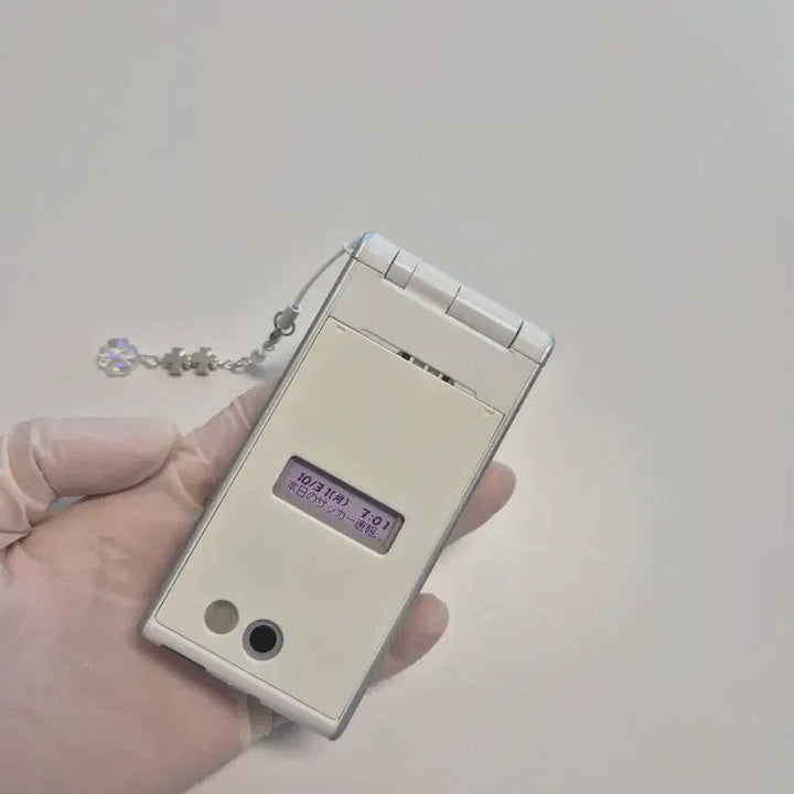 [BUNJANG] Docomo FOMA White Silver Mock-up Phone / 화이트 목업폰 일본 고전 y2k 도코모 일본 핸드폰 모형폰 목업폰