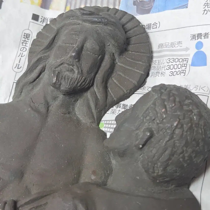 [BUNJANG] 1960s Antique Brass Jesus and Disciples Catholic Treasure / 60년대 유물 예수님과 제자 황동 가톨릭 보물 천주교