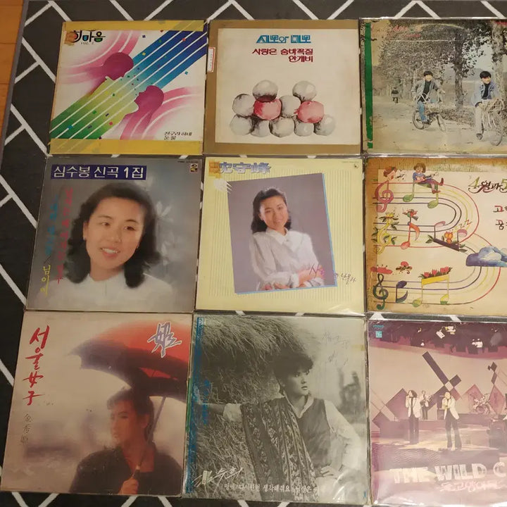 [BUNJANG] K-Pop LP Record Collection - 8 Records / 가요 LP레코드판 8장-2 판매합니다.