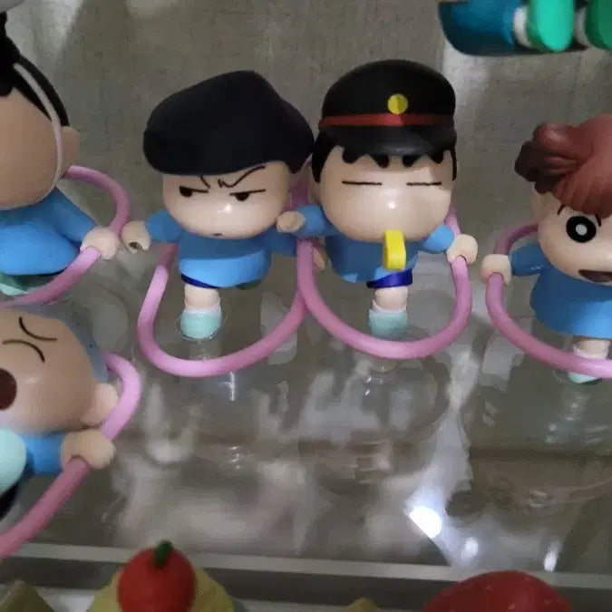 [BUNJANG] Crayon Shin-chan Train Play Figures Bundle Set / 짱구 기차놀이 피규어 일괄
