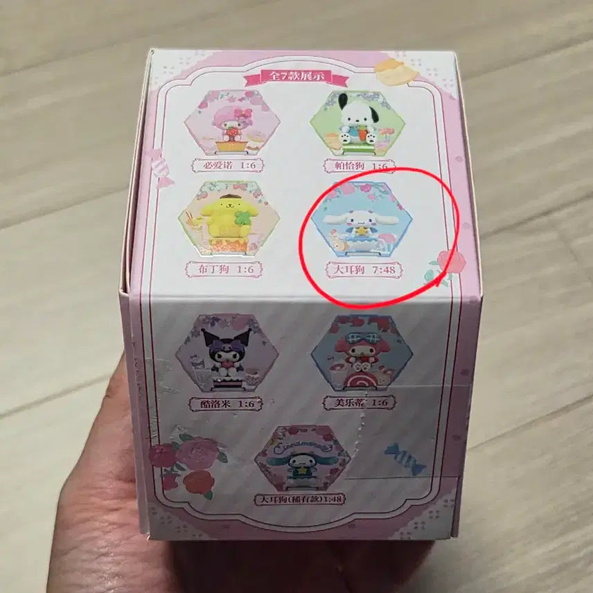 [BUNJANG] LDCX Sanrio Hexagonal Case Figure Cinnamoroll / LDCX 산리오 육각형 케이스 피규어 시나모롤