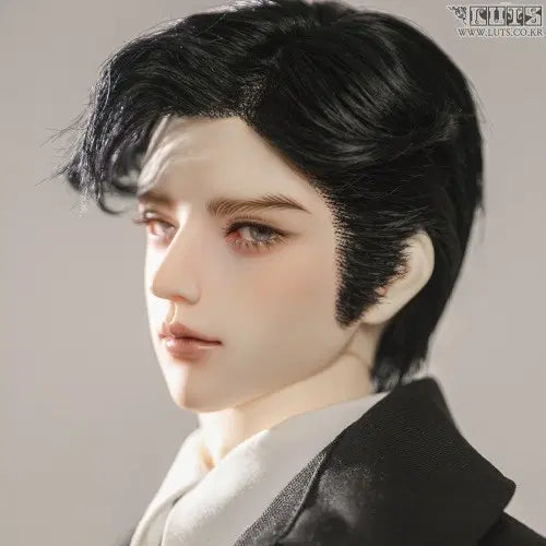 [BUNJANG] LUTS 8-9 inch BJD Wig Black / 75bjd 구관 8-9인치 가발 루츠 LUTS SDW 616 블랙