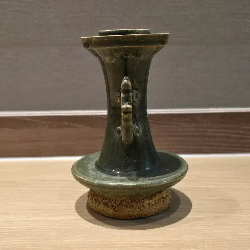 [BUNJANG] Celadon Twin Vase with Green Glaze / 녹유 청자 쌍이병
