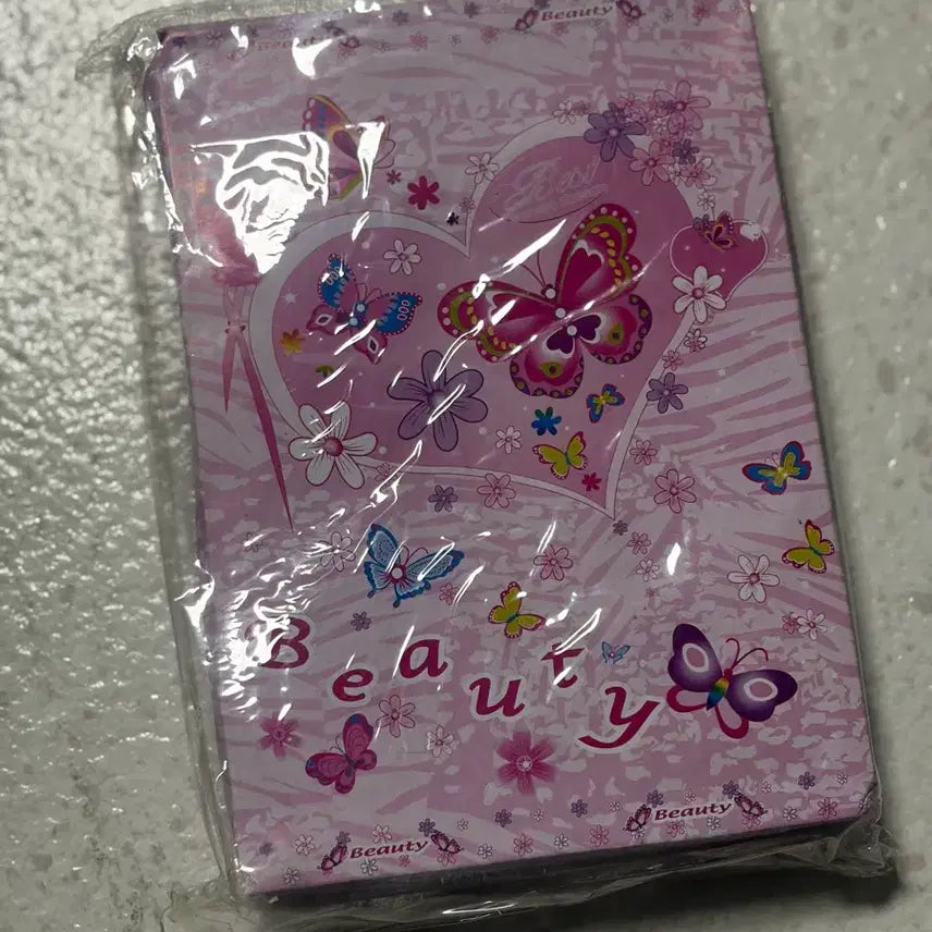 [BUNJANG] Vintage Pink Heart Butterfly Diary / 고전 핑크 하트 나비 다이어리 새상품