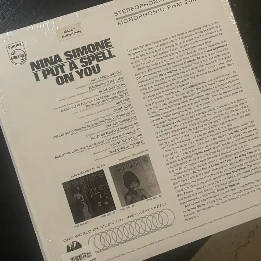 [BUNJANG] Nina Simone I Put a Spell on You LP / 니나 시몬 - LP