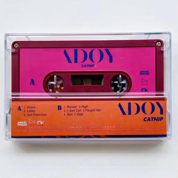 [BUNJANG] ADOY CATNIP Cassette Tape / 신스팝 밴드 아도이 앨범 CATNIP 카세트 테이프