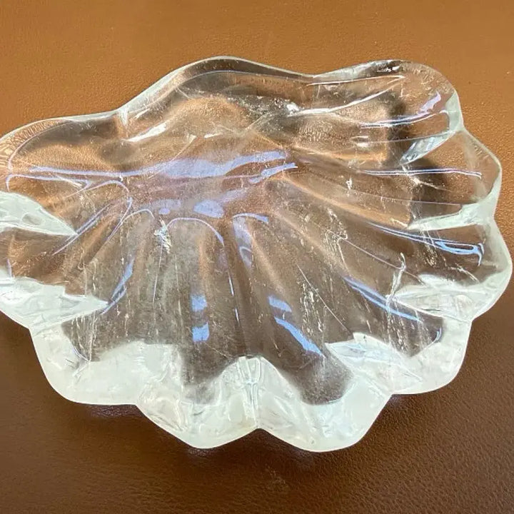[BUNJANG] Natural White Crystal Set (Rainbow Sphere, Tumblestone, Shell Dish) / 초 특가 천연 백수정 세트 (레인보우구, 텀블, 조개 그릇)