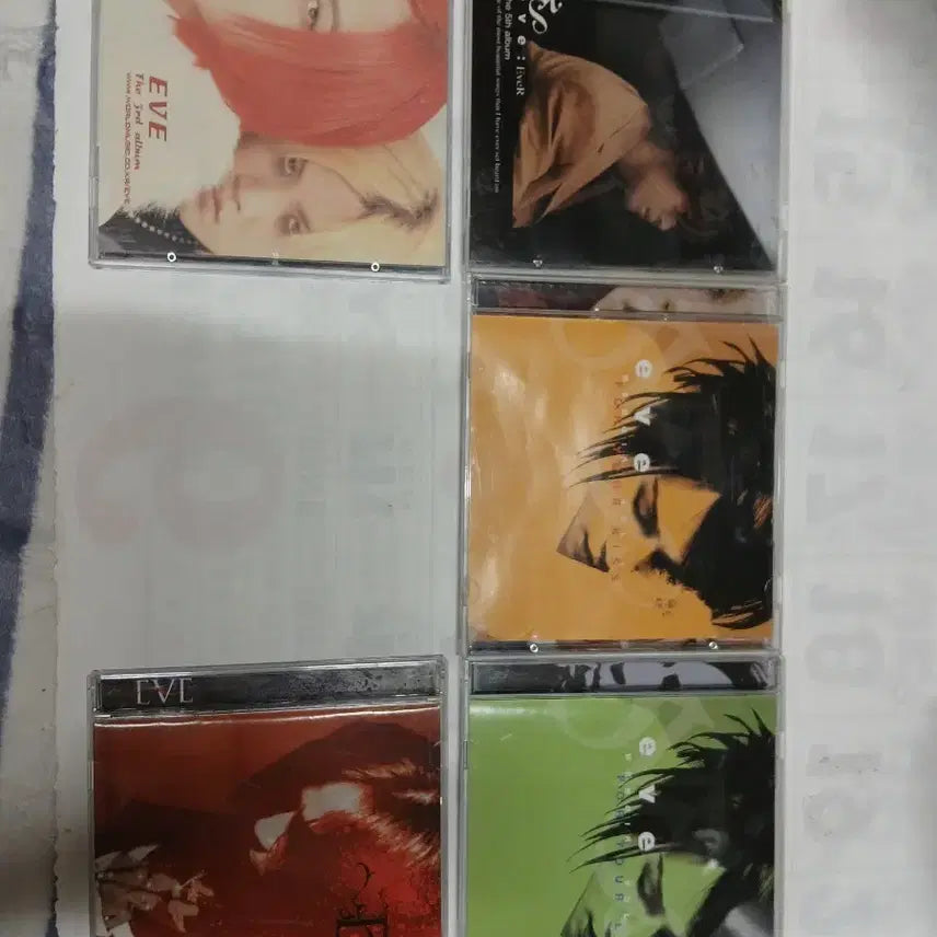 [BUNJANG] EVE 6-Type CD Set Signed / EVE.이브.CD 6종 세트.싸인.