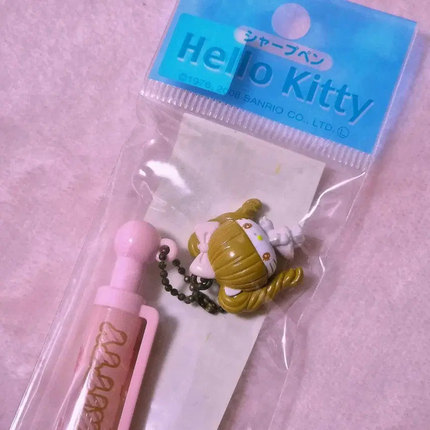 [BUNJANG] Tsuji Nozomi Hello Kitty Mechanical Pencil / 츠지 키티 츠지노조미 키티스트랩 츠지 키티 샤프 볼펜 갸루 y2k