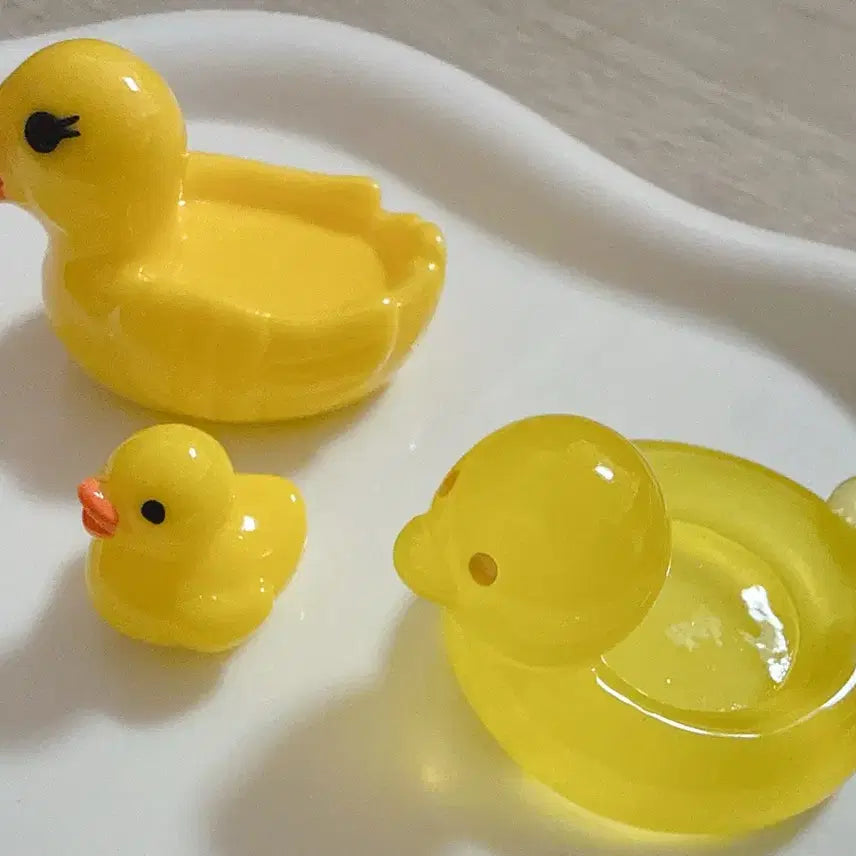 [BUNJANG] Baby Duck Figurine Set / 아기 오리 튜브 세트