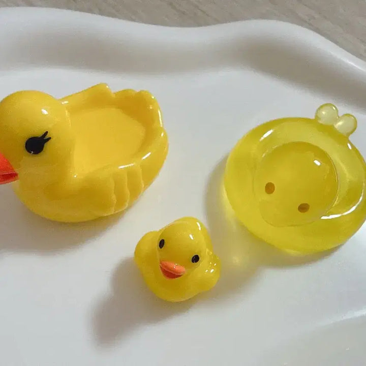 [BUNJANG] Baby Duck Figurine Set / 아기 오리 튜브 세트