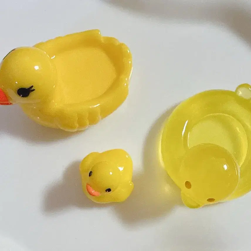 [BUNJANG] Baby Duck Figurine Set / 아기 오리 튜브 세트
