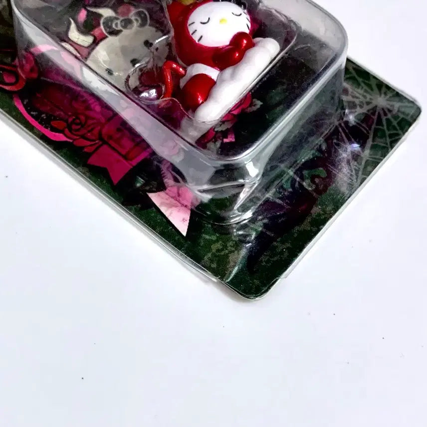[BUNJANG] Sanrio Hello Kitty Vintage Figure Keychain Devil Kuttankii Kitty Strap Box / 산리오)헬로키티)고전)빈티지) 피규어 키링 악마 구탄키 키티스트랩 지역한정 박스