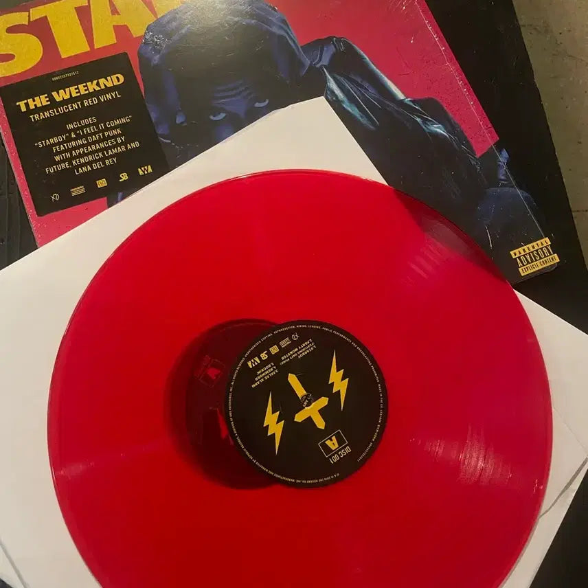 [BUNJANG] The Weeknd Starboy LP Red Vinyl / Weeknd Starboy LP