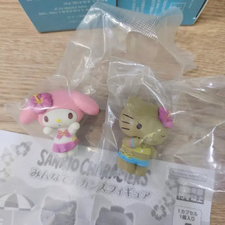 [BUNJANG] Sanrio Characters Figure Bundle Set (My Melody &amp; Hello Kitty) / 산리오 캐릭터즈 피규어 2종 일괄가격
