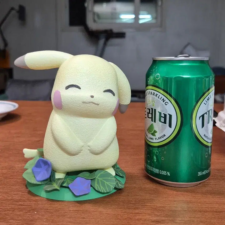 [BUNJANG] Pikachu Chuba Chuba Figure (3D Print + Clay) / 피카츄 창백카츄 포코피아