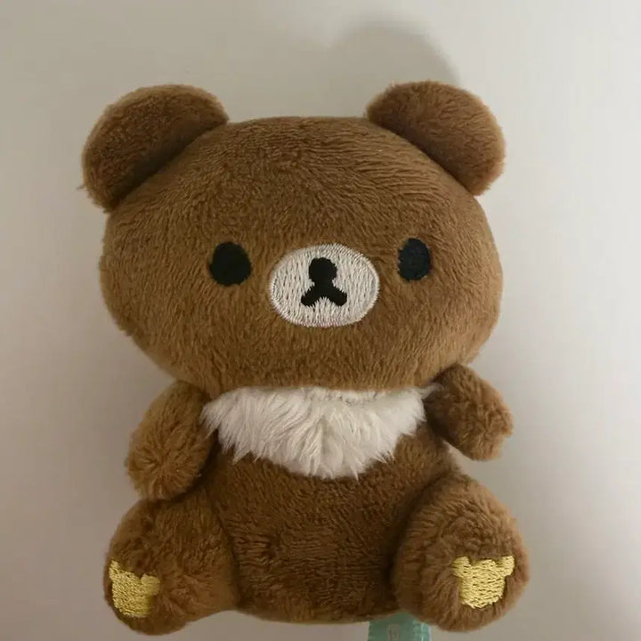 [BUNJANG] Rilakkuma Brown Bear Plush Keychain / 리락쿠마 갈색 곰돌이 인형 코구마 차이로이 코리락쿠마 테노리 키링 산엑스