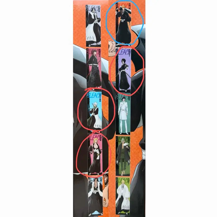 [BUNJANG] Bleach Collaboration Cafe Collectible Stickers, Posters, Card Stickers / 블리치 콜라보 카페 띠부씰 , 포스터 , 카드스티커 교환