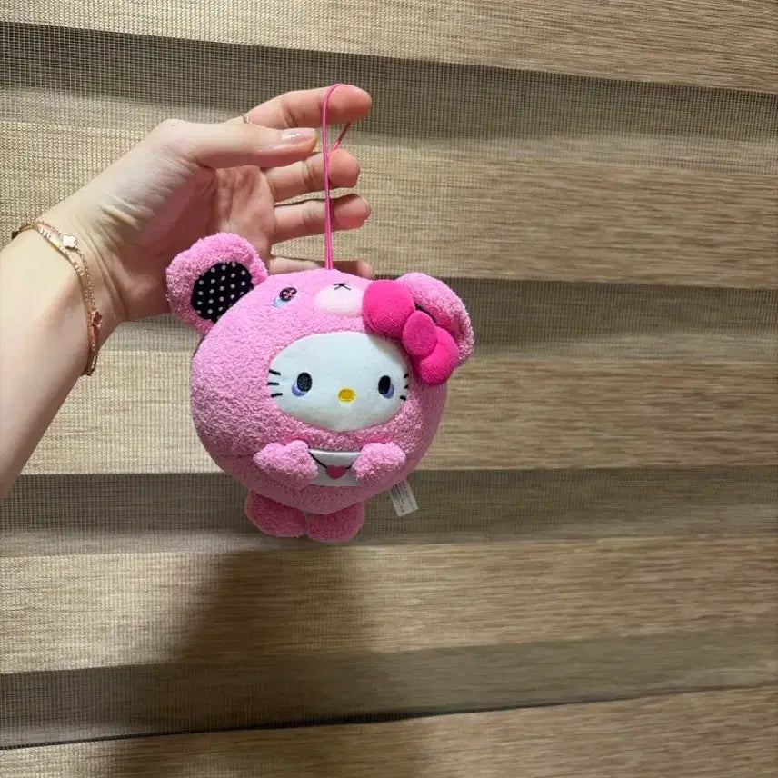 [BUNJANG] Vintage Teddy Bear Kitty Plush / 고전 곰돌이 키티 인형