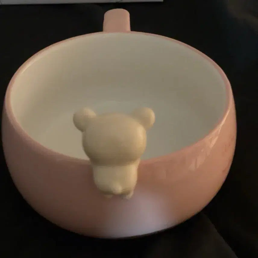 [BUNJANG] Rilakkuma Pink Soup Cup / (새상품) 코리락쿠마 핑크 스프컵