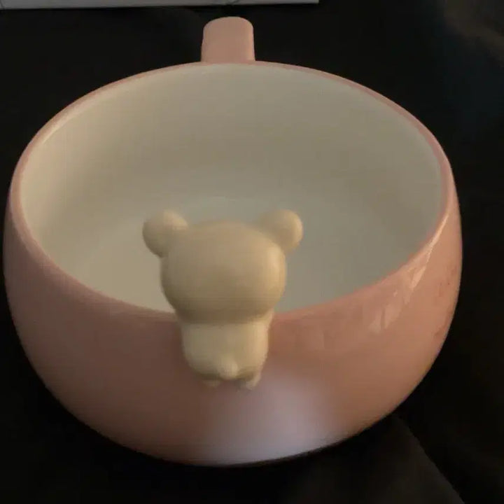 [BUNJANG] Rilakkuma Pink Soup Cup / (새상품) 코리락쿠마 핑크 스프컵