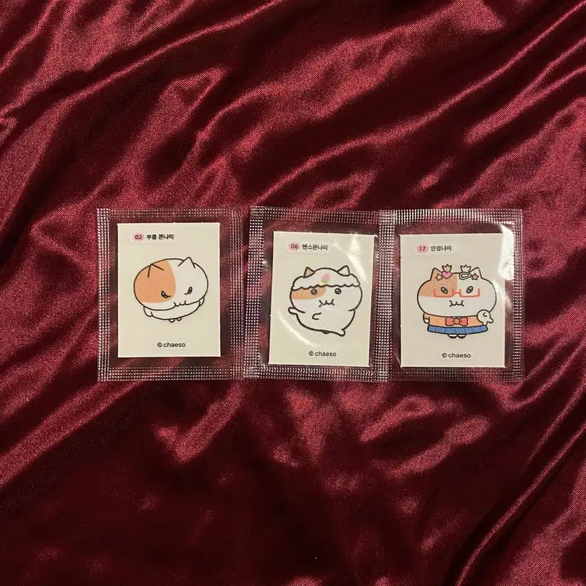 [BUNJANG] Jjonnyami Ttiro Seal Bundle Set / 쫀냐미 띠부씰 뚱쭝 부릅 빤스 안경 대뱃살 쫀냐미 씰