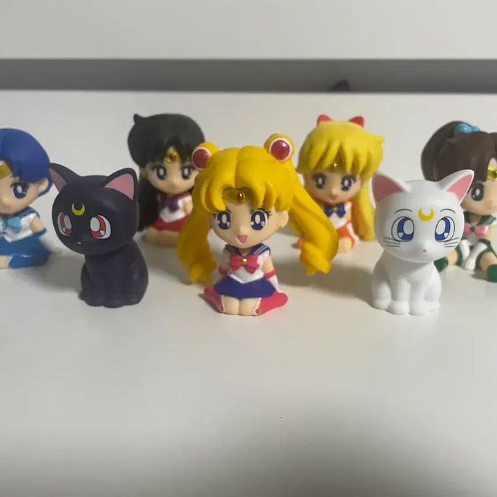 [BUNJANG] Sailor Moon Miniature Figure Set (7 Types) / 세일러문 미니어처 피규어 7종