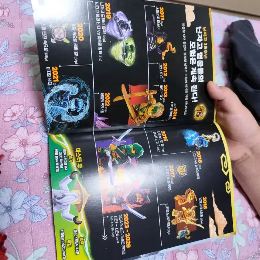 [BUNJANG] LEGO Ninjago 15th Anniversary History Book + Wolf Mask Figure Set / 레고 닌자고 히스토리 북15주년 +울프 마스크 피규어 세트